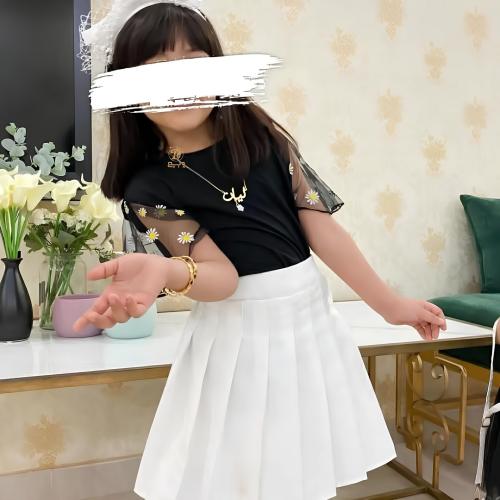 سلسال بناتي بالاسم مع ورده