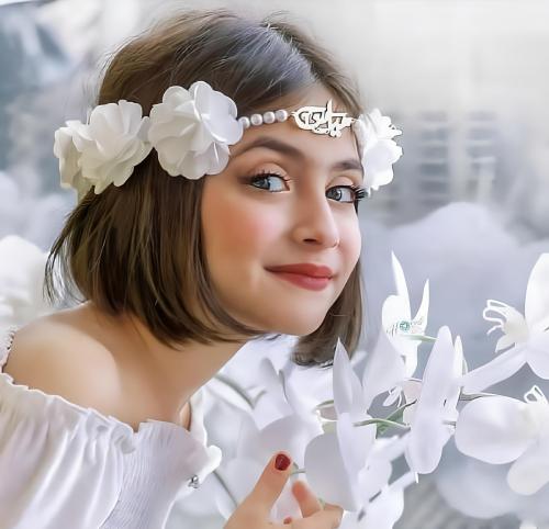طوق ورد بالاسم حسب اختيارك