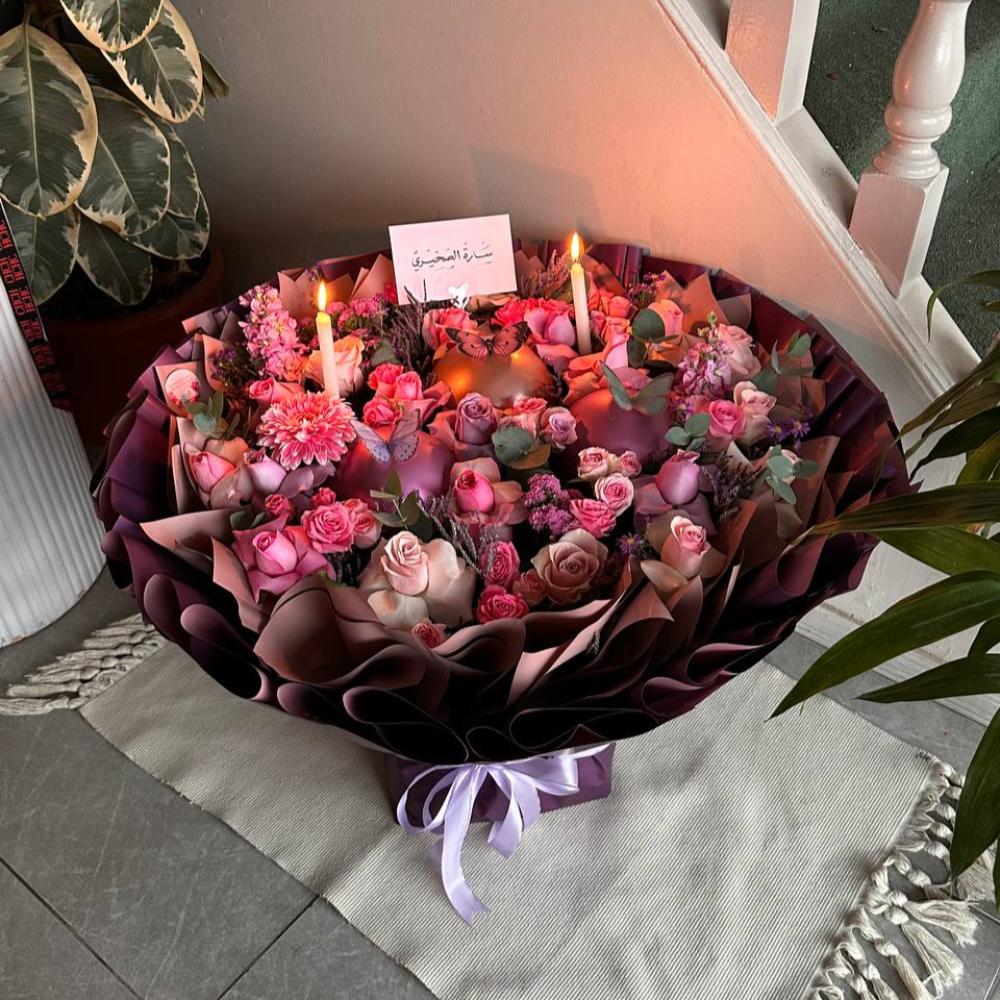 باقة فتنة الزهور