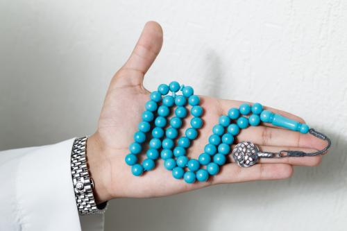 سبحه بكلايت تركواز غامق