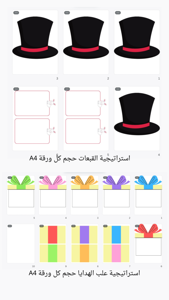 ١٥ استراتيجية تعلّم مفرغة جاهزة للطباعة