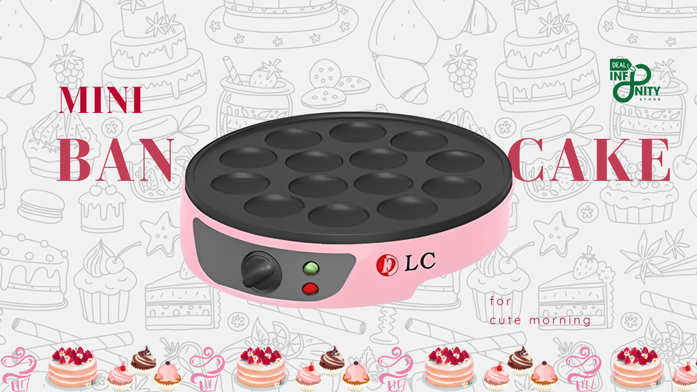 ماكينة ميني بان كيك 14 قطعة من دي ال سي: الطريقة الأسهل لإعداد الحلويات!