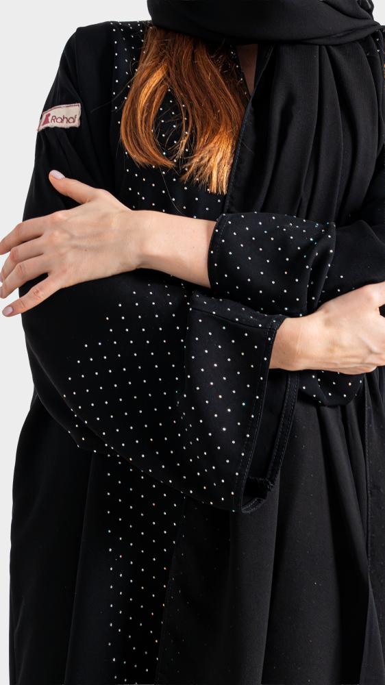 عبايه ربع كلوش قماش سفن ستار