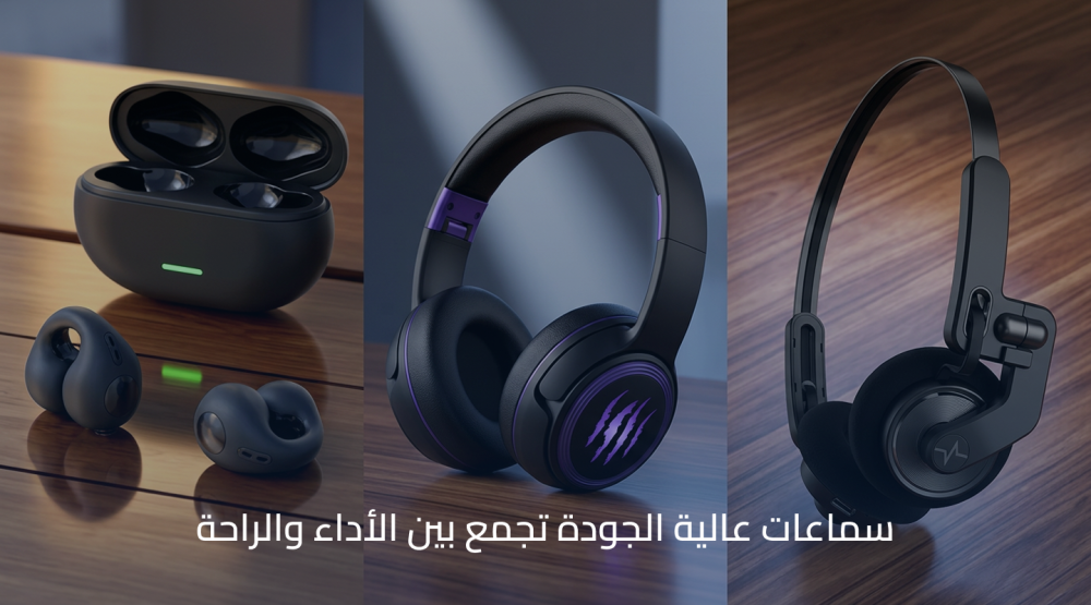 سماعات عالية الجودة تجمع بين الأداء والراحة
