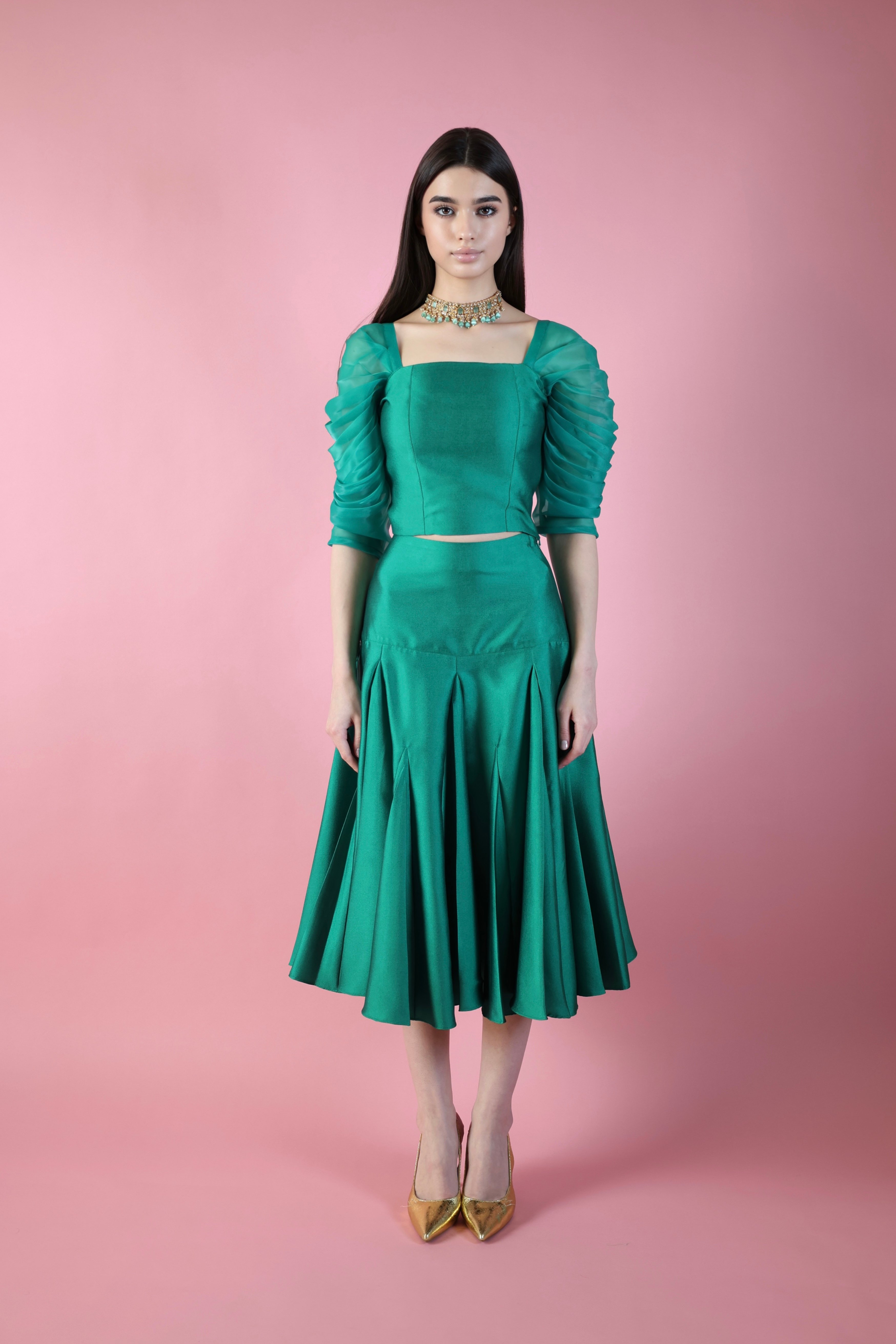 organza dress suit Organza Suit Set For Women