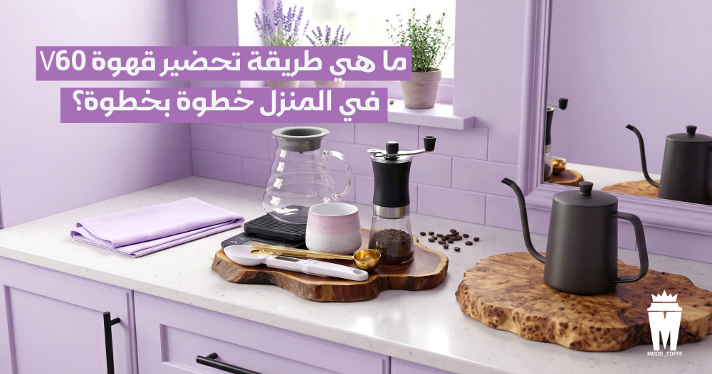 طريقة تحضير قهوة V60