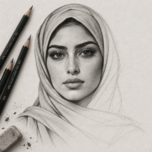 برنامج رسم البورترية بالفحم
