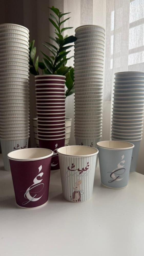 كوب مطبوع ١٠ حبات مقاس8oz