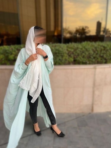 عبايه بشت تفني