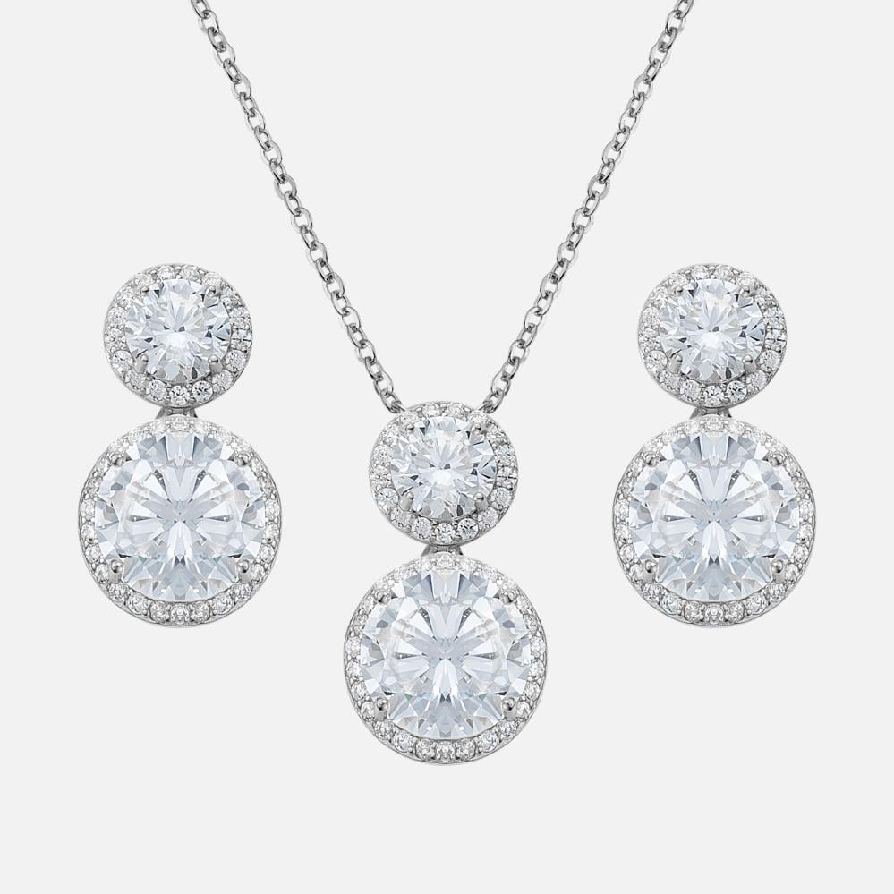 طقم فضي فخم