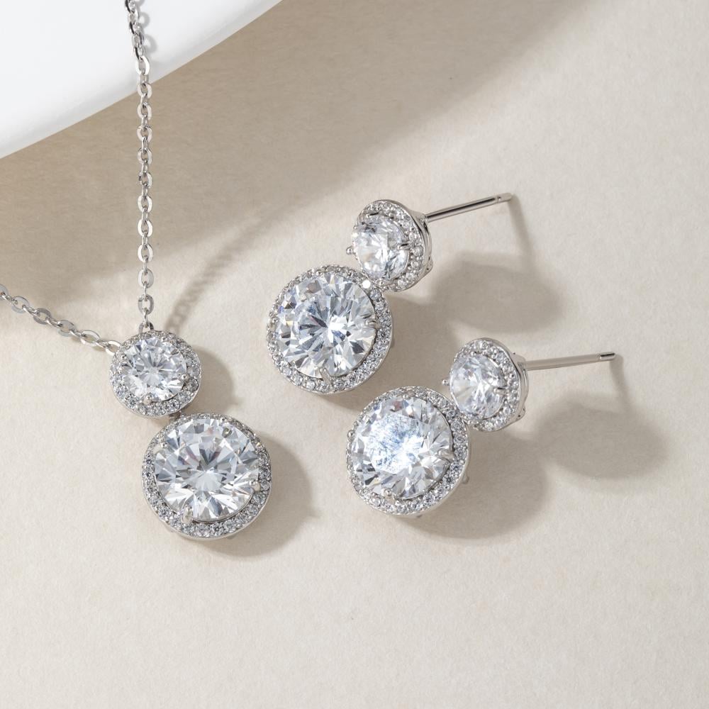 طقم فضي فخم