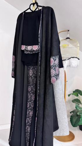 222 عباية انيقه بأكمام مشجره