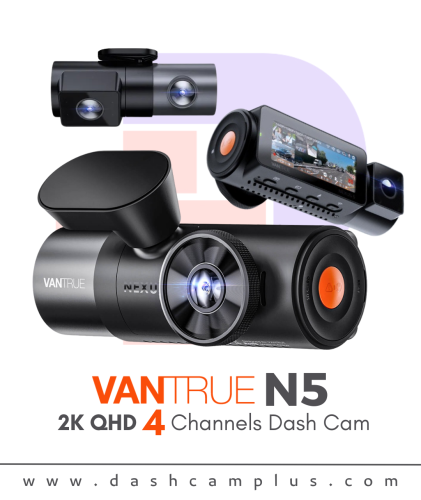 داش كام رباعية - VANTRUE N5 2K QHD 4 Channels Dash...