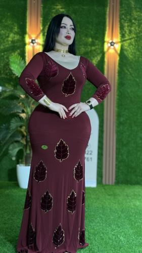 فستان استرتش بكرستال