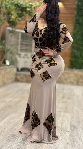 فستان استرتش بكرستال
