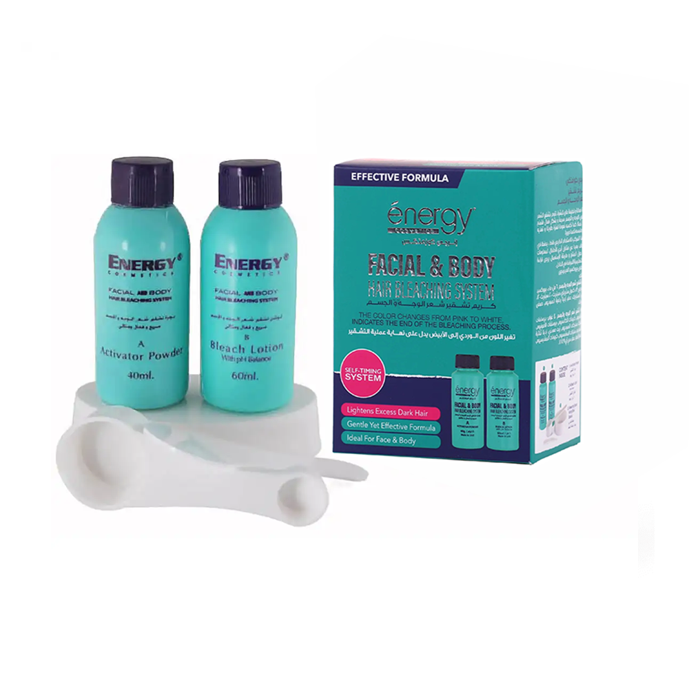 إنيرجي كريم تشقير شعر الوجه والجسم 60/40 مل