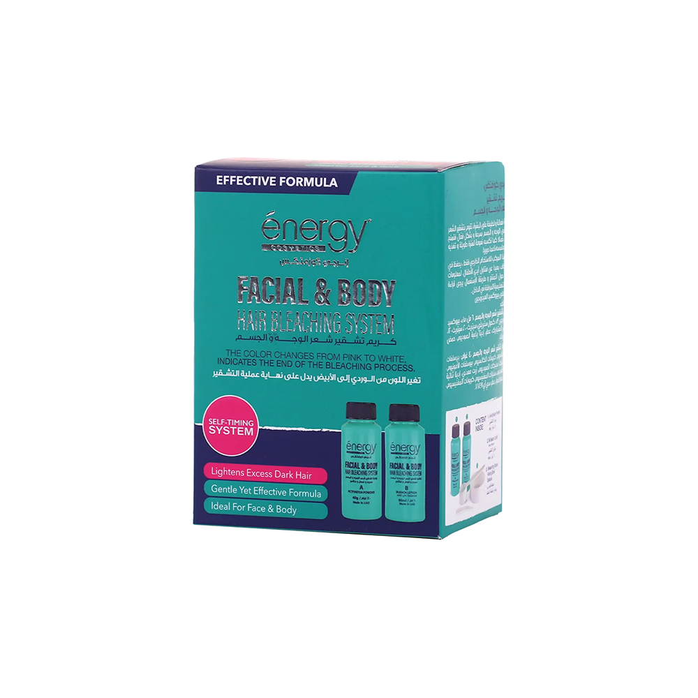 إنيرجي كريم تشقير شعر الوجه والجسم 60/40 مل