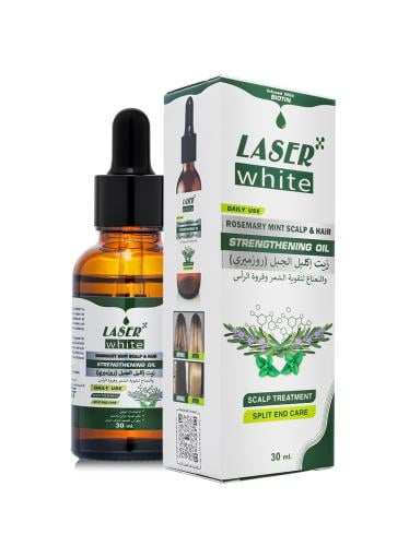 ليزر وايت زيت إكليل الجبل (روزميري) والنعناع