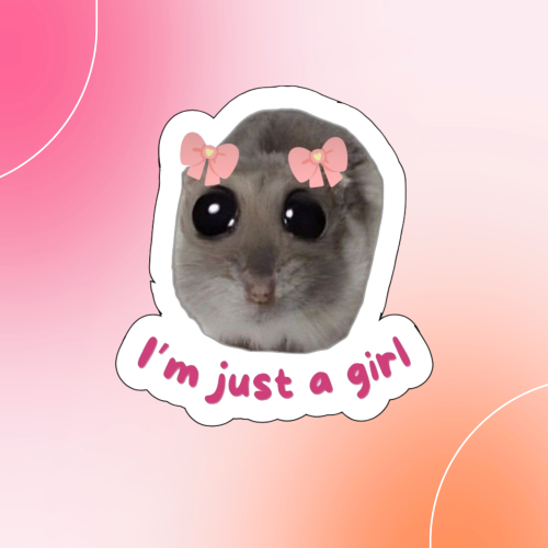 ستيكر just girl