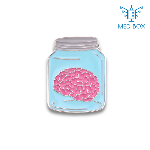 Brain In a Jar Pin