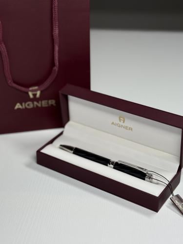 قلم اجنر بلاك سلفر ريمير aigner ballpoint pen wave...