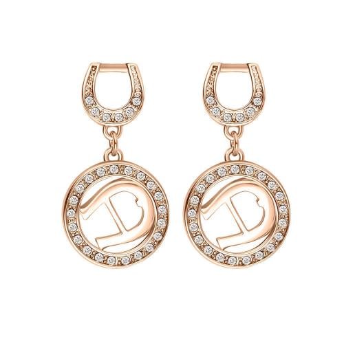 اجنر حلق روز قولد ايكون كريستال رنق fashion rose g...
