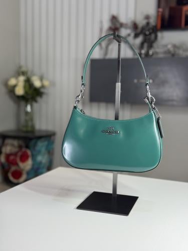 شنطة كوتش كتف تيري بلون اخضر coach Teri Mini Cross...