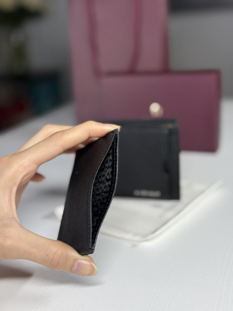اجنر محفظة رجالية باللون الاسود مع حامل بطاقة SAFFIANO BILL AND CARD CASE