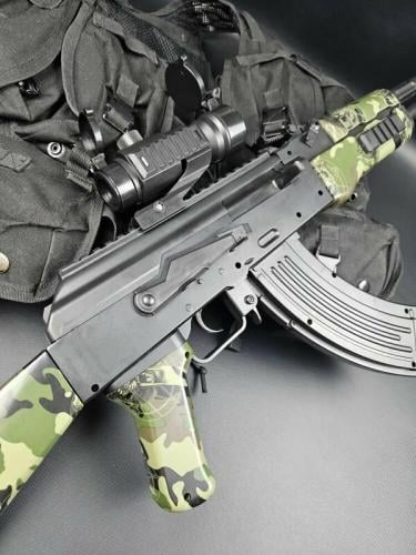 رشاش جل بلاستير AKM 47 جيشي حديد وبلاستيك وزن ثقيل