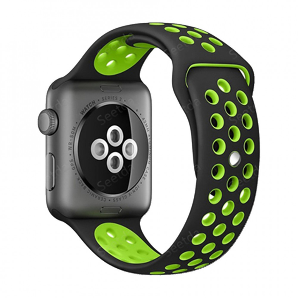 Nike green 2024 apple watch band