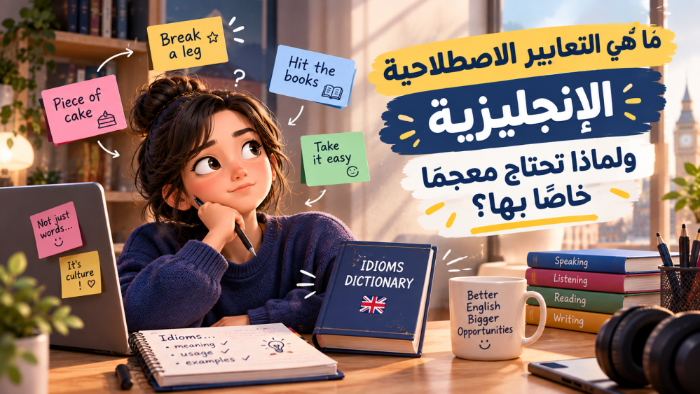 ما هي التعابير الاصطلاحية الإنجليزية ولماذا تحتاج معجمًا خاصًا بها؟
