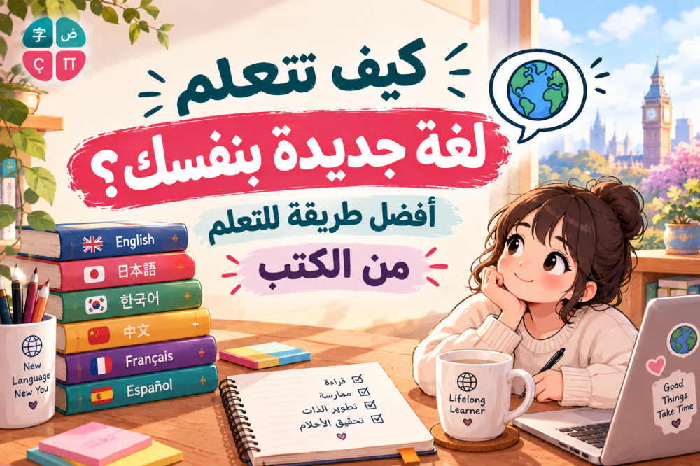 كيف تتعلم لغة جديدة بنفسك؟ أفضل طريقة للتعلم من الكتب
