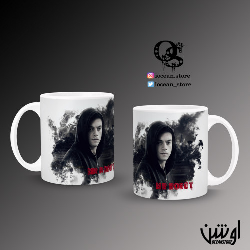 Mug-001- كوب mr robot - مستر روبوت
