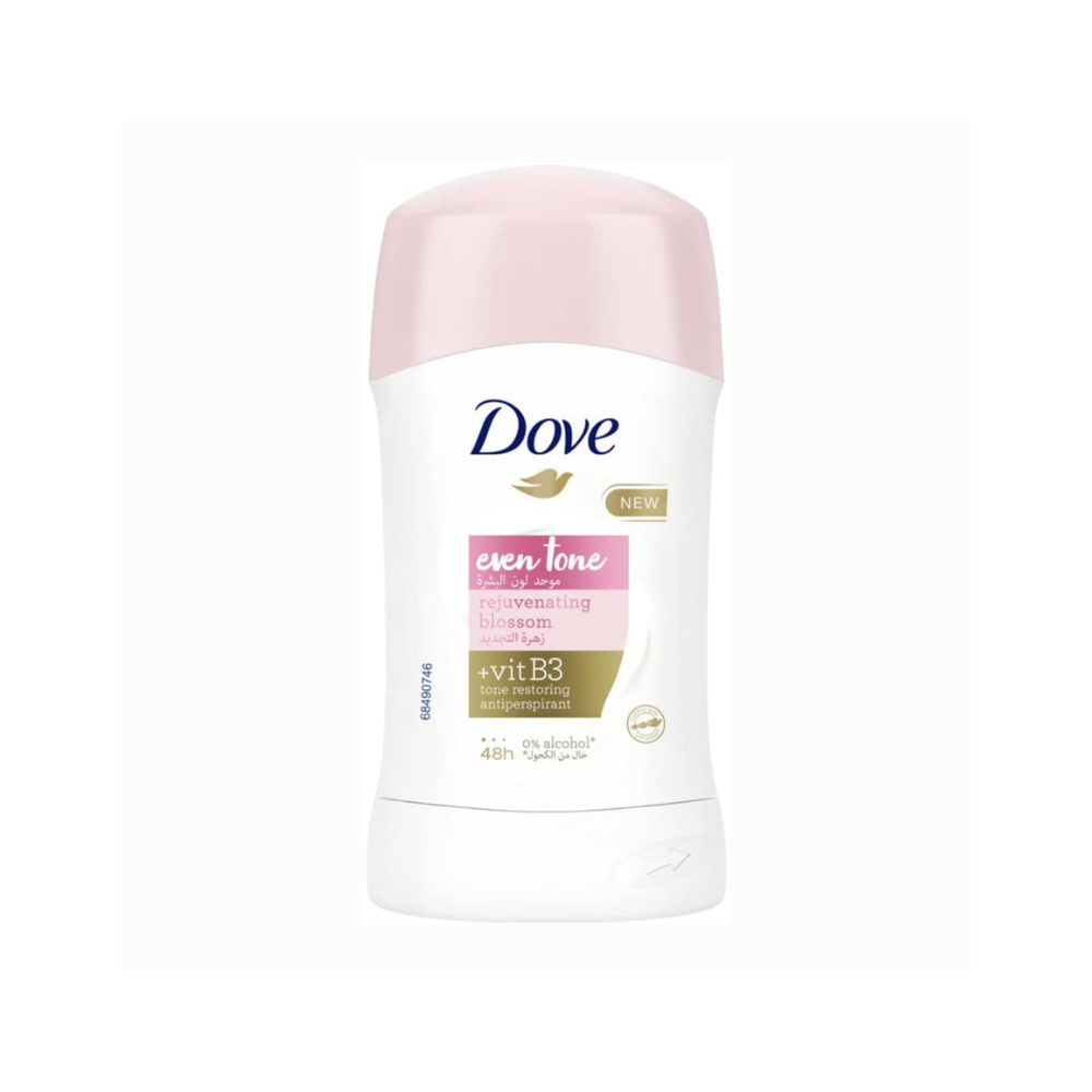 مزيل عرق موحد لون البشرة بزهرة التجديد ستيك من دوف - 40 جم
