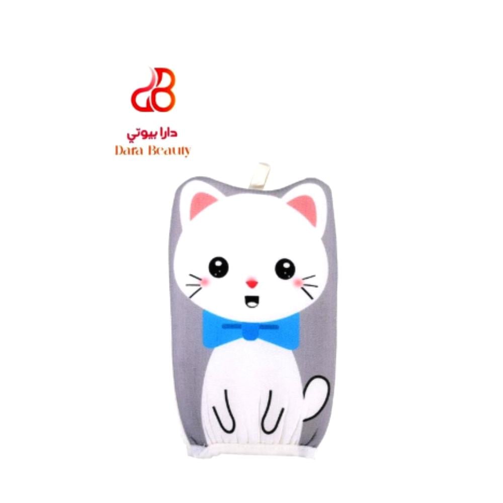 ليفة إستحمام خشنة كف شكل قط من دارا بيوتي - 9772