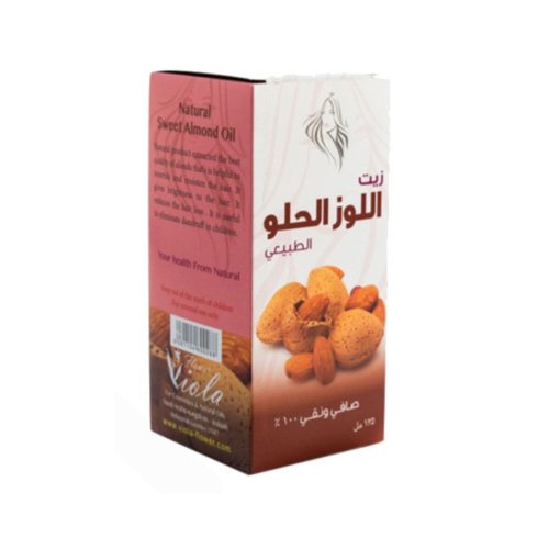 زيت اللوز الحلو الطبيعي للشعر من فيولا 125مل