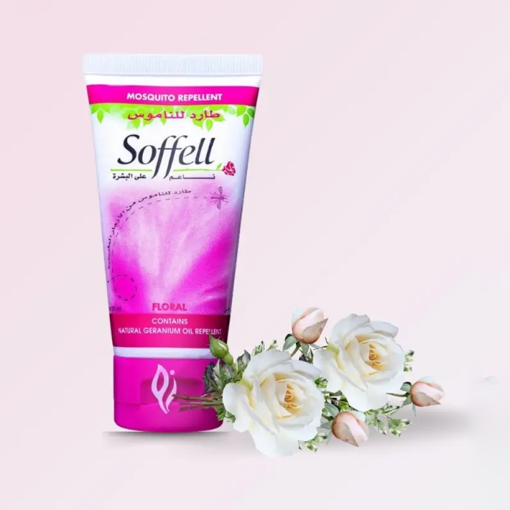 Soufel Mosquito Repellent Cream with Natural Flowers 50ml