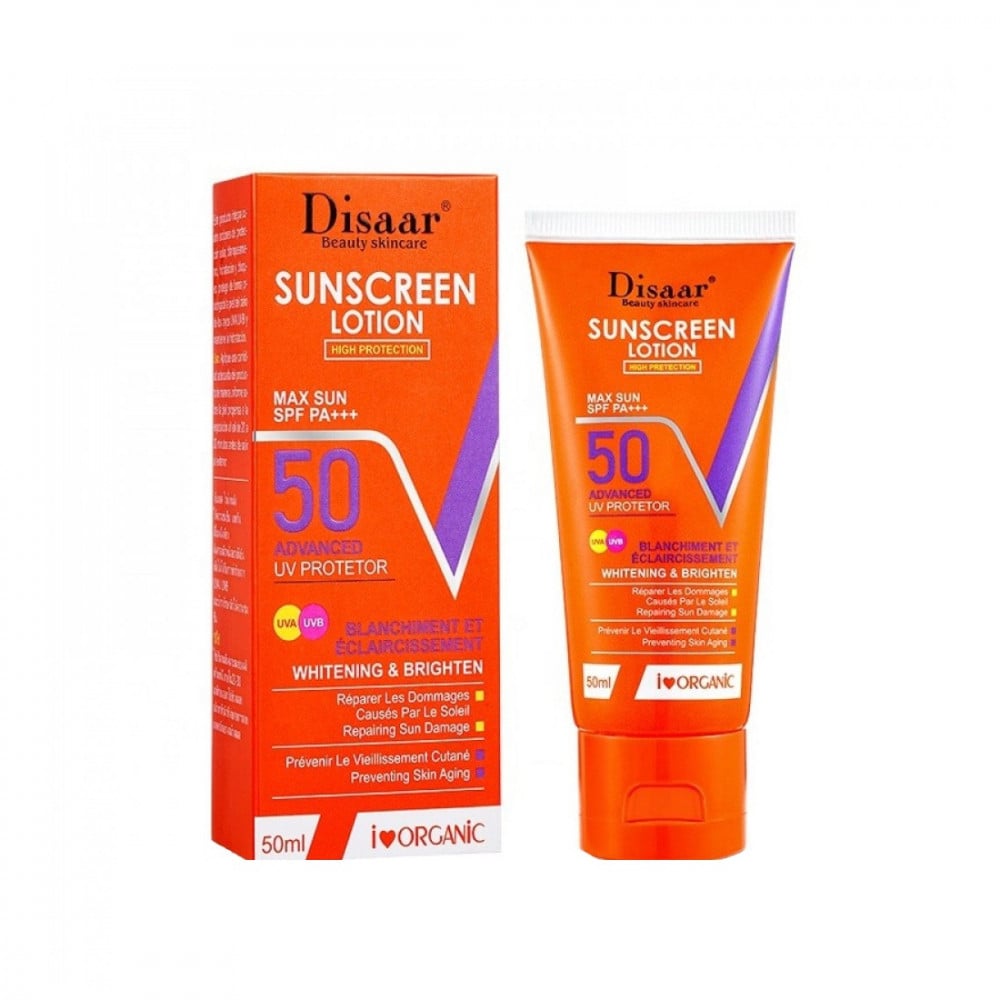 Disaar Moisturizing, Whitening and Sunscreen Lotion SPF 50 50ml