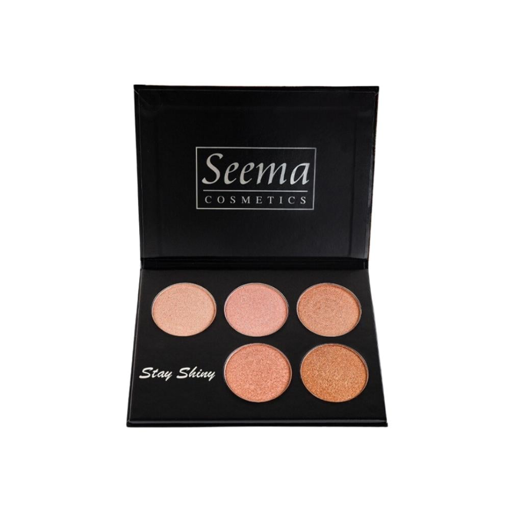 مجموعة إضاءة هايلايتر من سيما - 5 ألوان