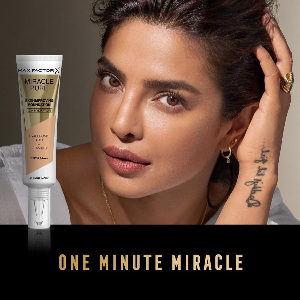 Max Factor Miracle Pure-70 Warm Liquid Makeup Foundation SPF 30 (30 ml)