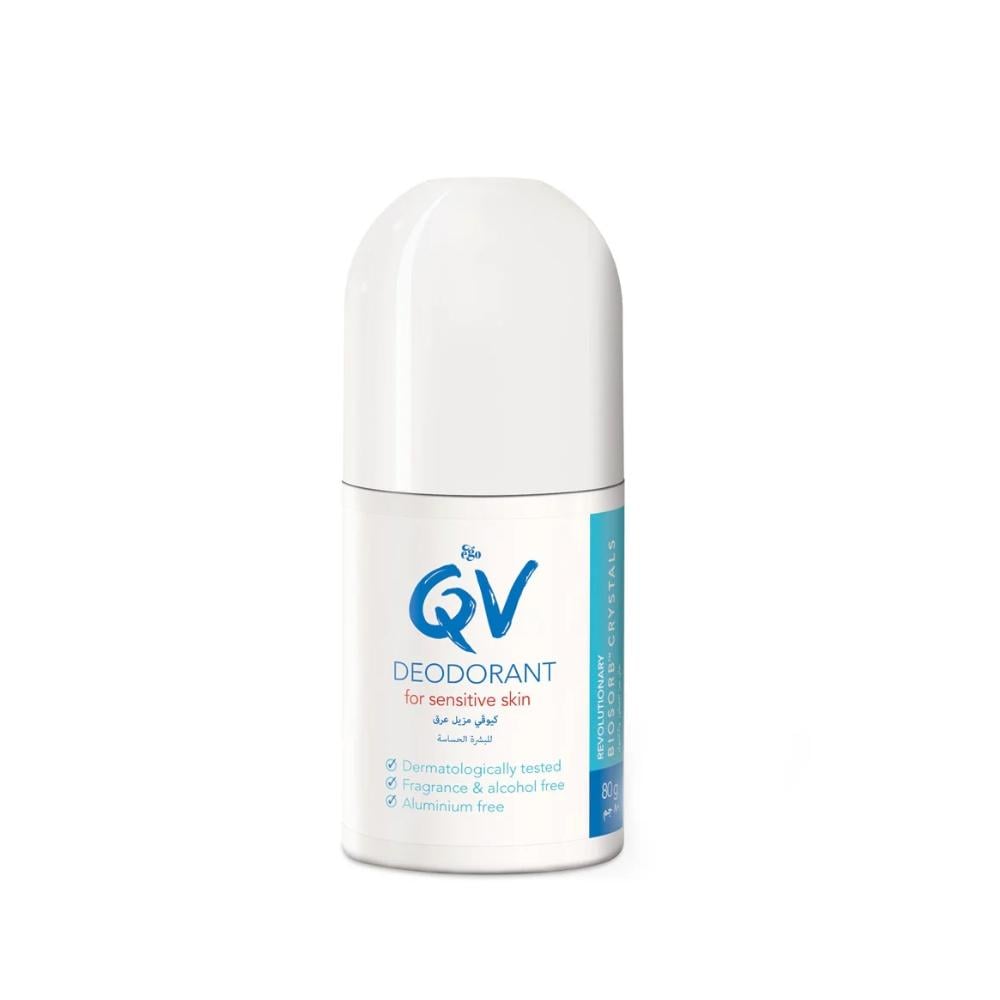 QV Sensitive Roll-On Deodorant Fragrance Free - 80g