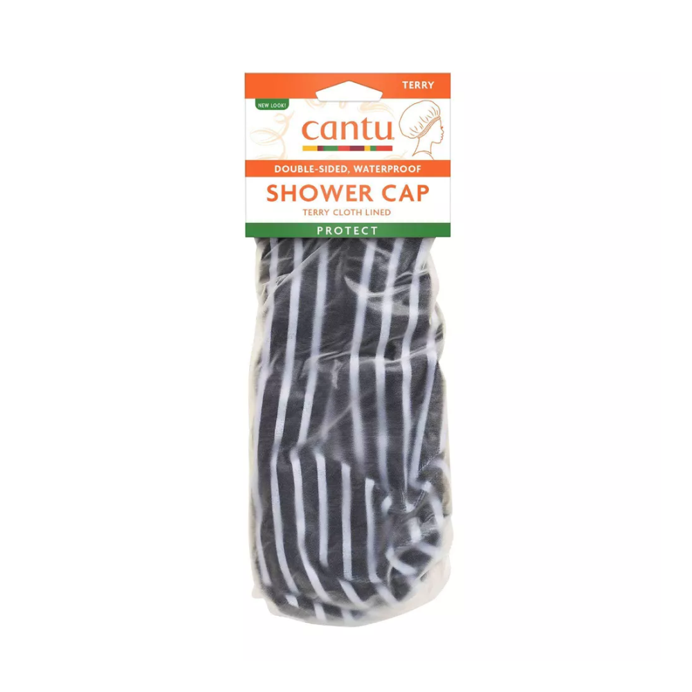 CANTU Double Sided Shower Cap Terry Cloth Lined CANTU Double Sided Shower Cap Terry Cloth Lined