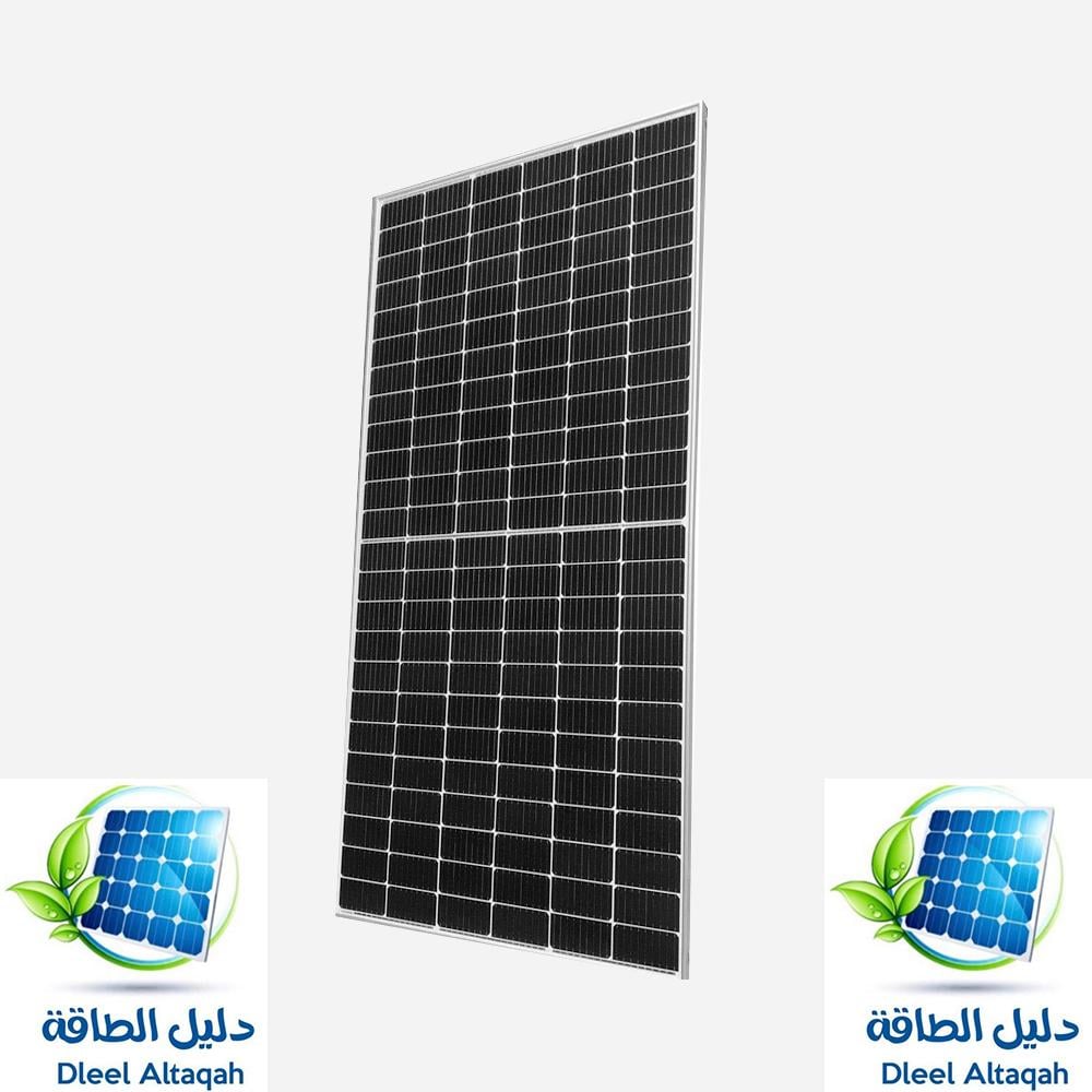 لوح طاقة شمسية 580 وات -دبل جلاس -24 فولت -ipvisolar