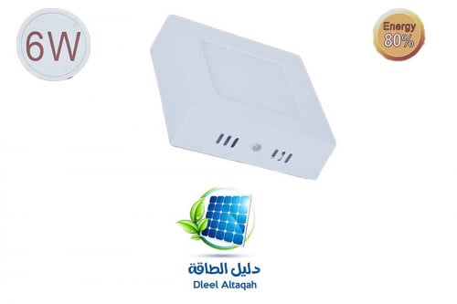 لمبة بنل بالطاقة الشمسية 6 وات ابيض