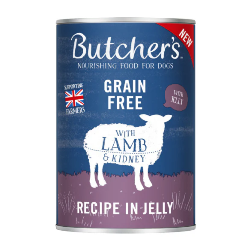 بوتشرز الأصلي قطع لحم الضأن في الجلي طعام رطب للكلاب 400 جرام