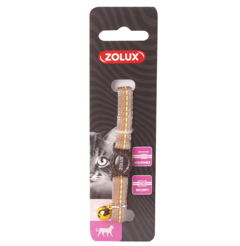 زولكس طوق للقطط بني