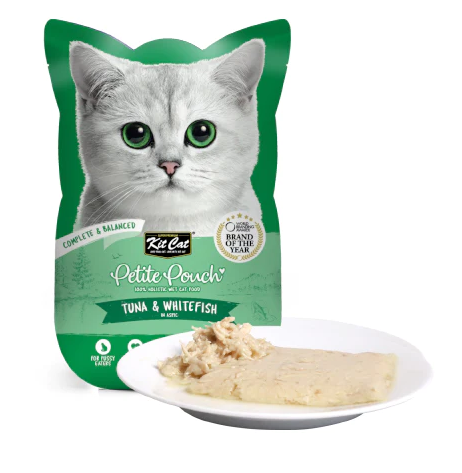 كت كات بيتيت باوتش غذاء كامل تونة والسمك الأبيض 70g