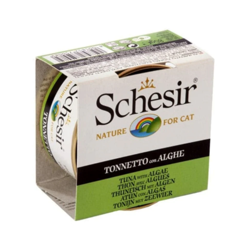 شيزر طعام رطب معلبات التونة والطحالب للقطط 85 جرام