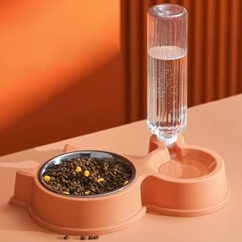 مشربية ومأكلية استيل للقطط