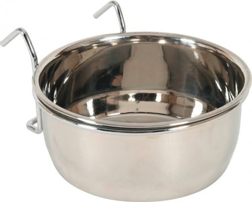 وعاء استانلس ستيل بحامل تعليق